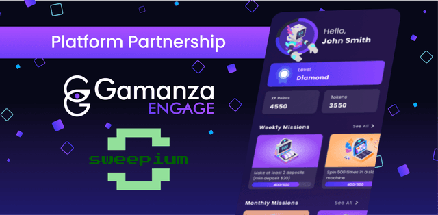 Gamanza Engage forges new partnership with sweepstakes platform Sweepium